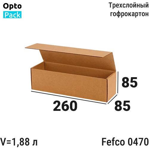 Самосборная коробка </br><b>260х85х85</b> мм