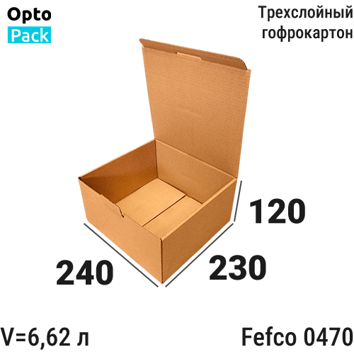 Самосборная коробка </br><b>240х230х120</b> мм