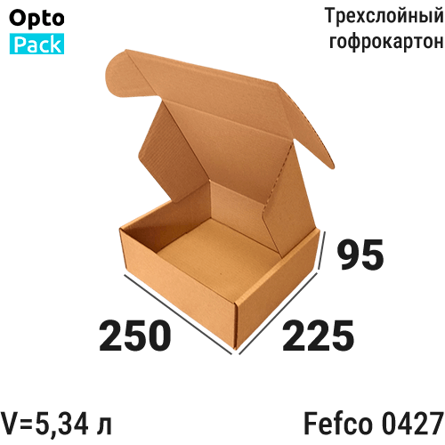 Самосборная коробка</br><b>250х225х95</b> мм