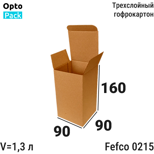 Самосборная коробка </br><b>90х90х160</b> мм
