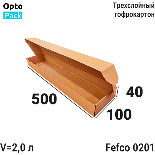 Самосборная коробка</br><b>500х100х40</b> мм
