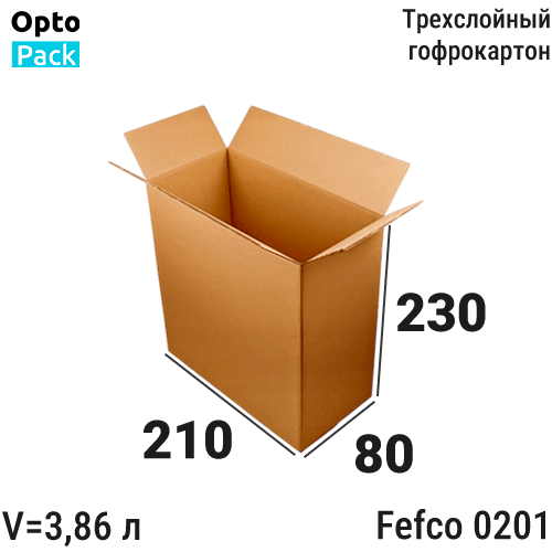 Коробка картонная </br><b>210х80х230</b> мм